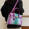 Fashion Top Garde Quality Hand bag and shoulder Crocodile Crossbody Bag - Image 6