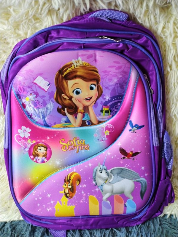 3D Cartoon Character Cute School Backpacks For Students Girl and Boy Size16