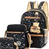 Korean fashion Canvas 3in1 Backpack for Women