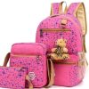 Korean fashion Canvas 3in1 Backpack for Women - Image 3