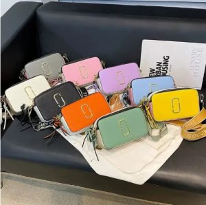Women's Bag Camera Bag Messenger Shoulder Bag with Color Wide Shoulder Strap Ladyfashion camera 2zipper sling bag 20cm bag for women