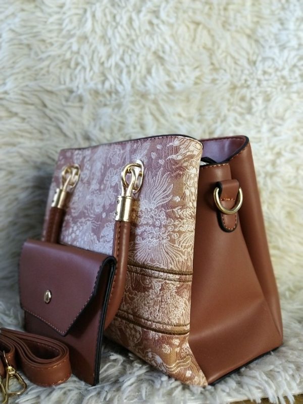 Miss Gail New Korean Fashion 2 in 1 hand bags with sling - Image 3