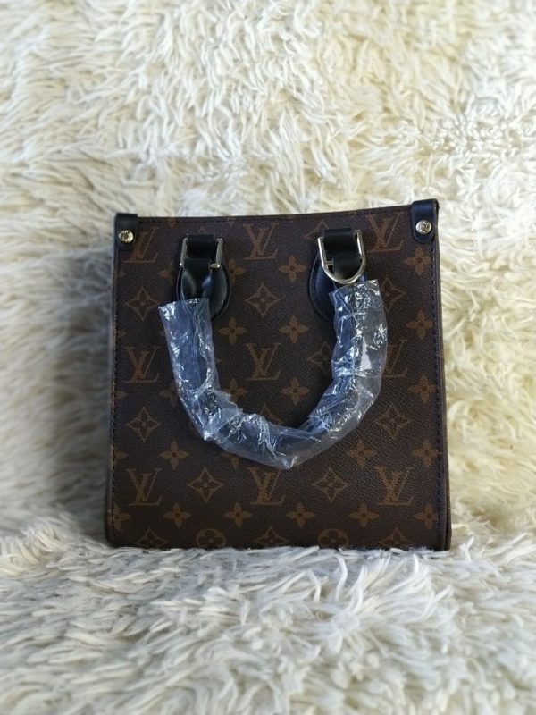 Leather Hand Bag with Sling - Image 3